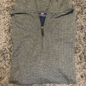 Vineyard Vines Quarter Zip Mens XL Gray